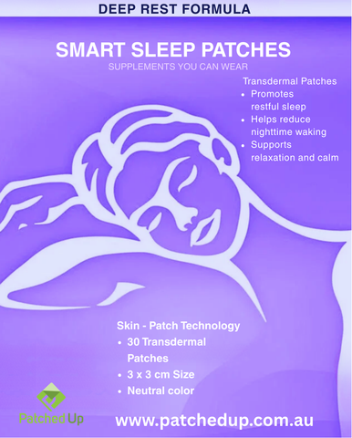 Smart Sleep Patches – With Melatonin, Magnesium & L-Tryptophan