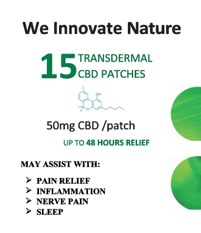 Pain and Anxiety Relief Patches - 3 packets (45 patches)